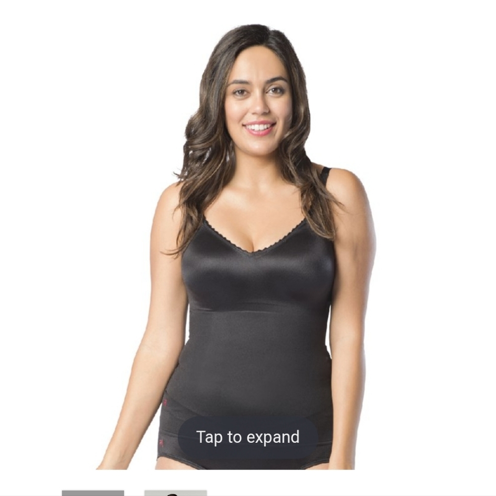 Ruby Ribbon Sheer Cami Black